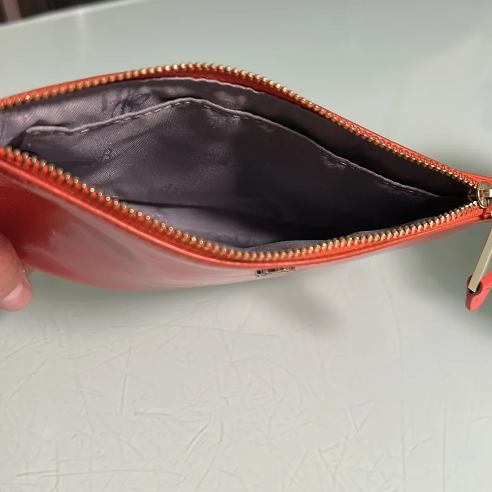 Cole Haan Patent Leather Wristlet Wallet